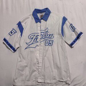 forever 21 embroidered FUBU 05 jersey shirt